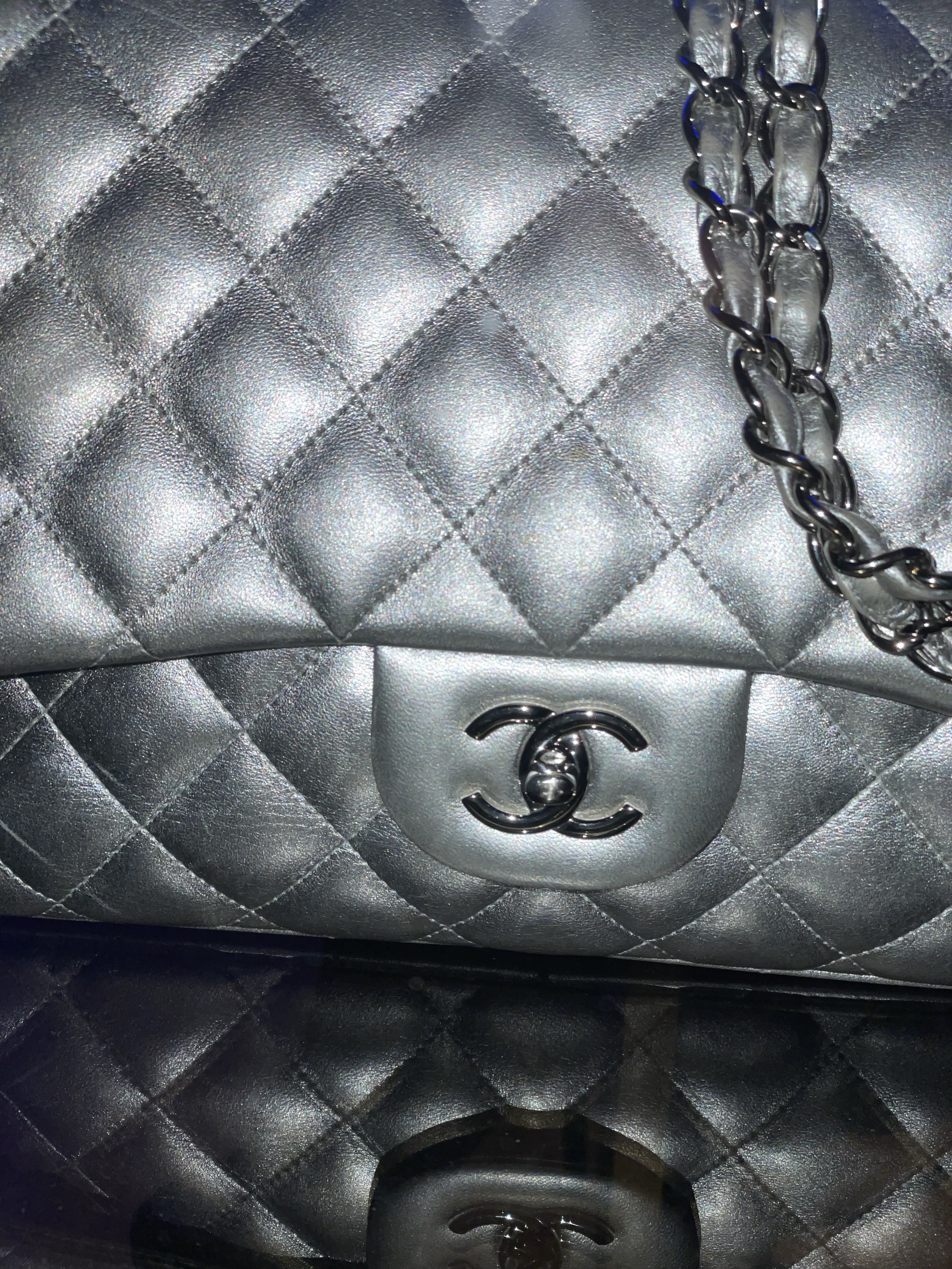 luxury fashion essentials A stylish story Chanel silver classic flap bag